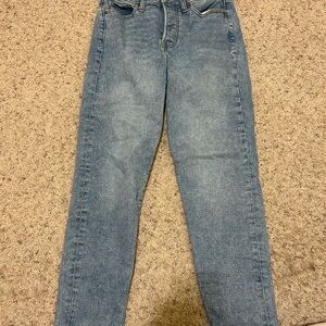 Old Navy Women’s O.G. Straight Jeans in Light Blue